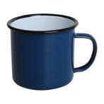 Olympia Emaille mok blauw 35cl (6 stuks), Verzenden, Nieuw