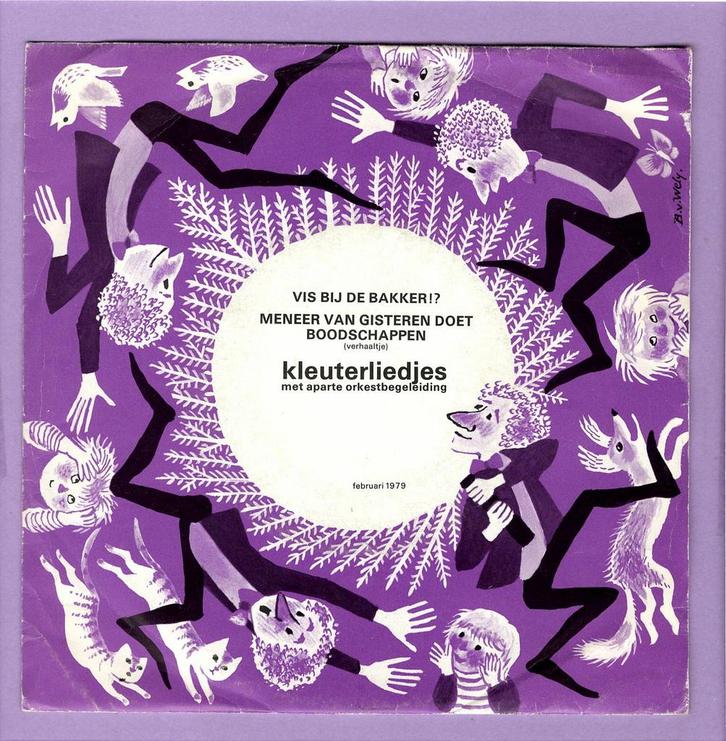 Hans Peters Jr. - Vis Bij De Bakker!? / Meneer Van Gisteren, Cd's en Dvd's, Vinyl Singles, Ophalen of Verzenden