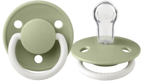 Bibs De Lux Glow In The Dark Sage Silicone Fopspeen 1010270C, Kinderen en Baby's, Babyvoeding en Toebehoren, Nieuw, Verzenden