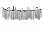 Extravagante hanglamp ROYAL 118cm zilveren hanglamp - 39107, Huis en Inrichting, Lampen | Hanglampen, Ophalen of Verzenden, Nieuw