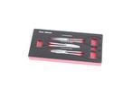 TM 3 Delige Spitsbektang , Tangenset foam carbon look inlay, Verzenden, Nieuw