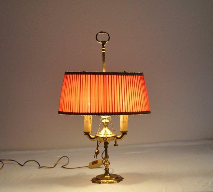 Neweba - Lamp - Messing, Zijde - Bouilotte lamp, Antiek en Kunst, Antiek | Overige Antiek