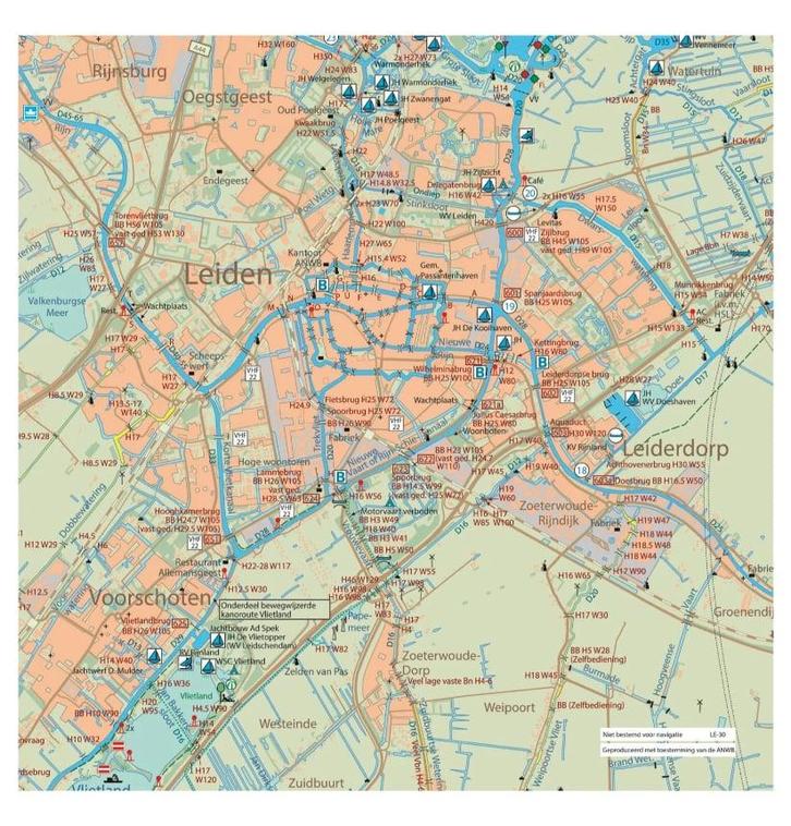 Kaartkussen Leiden, Watersport en Boten, Accessoires en Onderhoud, Nieuw, Ophalen of Verzenden