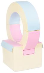 Foam blokken - hoepel - Ø 78 cm - 3 delig - pastelkleuren, Ophalen of Verzenden, Nieuw