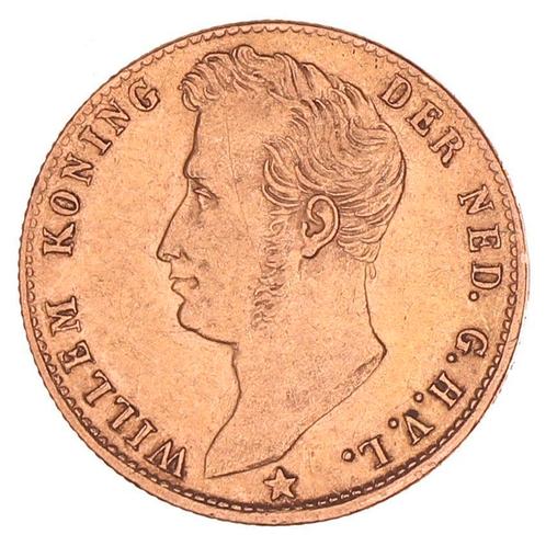 Gouden 5 Gulden Willem I 1827 B Pr, Postzegels en Munten, Munten | Nederland, Verzenden