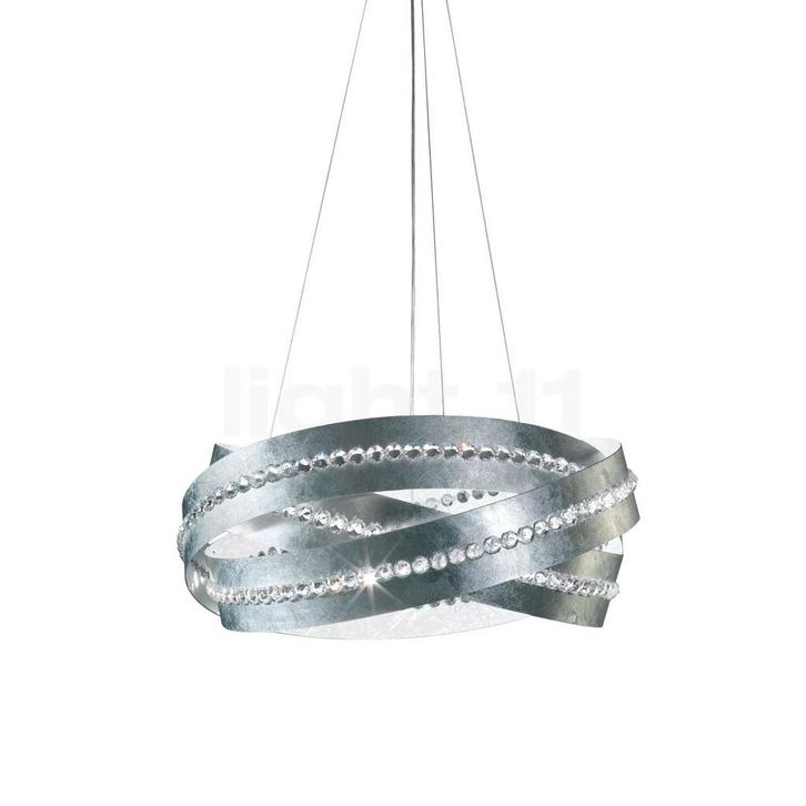 Marchetti Essentia Hanglamp LED, zilver - 60 cm (Hanglampen), Huis en Inrichting, Lampen | Hanglampen, Nieuw, Verzenden