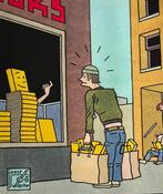 Joost Swarte - 1 Giclée - Joost Swarte strips - Lezen werkt, Boeken, Nieuw