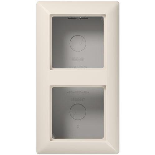 JUNG AS500 Opbouwrand 2V wit (creme) AS582AW, Doe-het-zelf en Verbouw, Elektra en Kabels, Nieuw, Ophalen of Verzenden