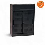 Schuifdeurkast -  Basic - Zwart - 105cm - Inclusief plant..., Werkplek, Ophalen of Verzenden, Nieuw zonder verpakking, Kast