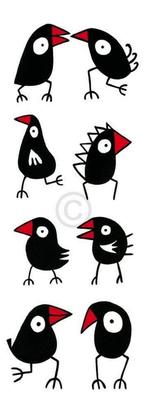 Kunstdruk Birdman Hans Lan - Lets walk and talk 35x100cm, Verzenden, Nieuw