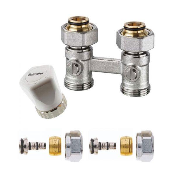 Set recht 16mm Alu/Pex - handwiel, Doe-het-zelf en Verbouw, Verwarming en Radiatoren, Verzenden