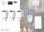 Silvergear Smart Plug WiFi - Slimme Stekker - 3 Stuks -, Verzenden, Nieuw