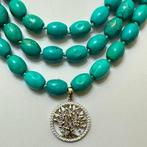 Jasper Oceaan met Boom des Levens en circonia. Hoge