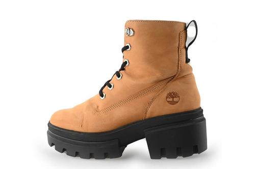 Timberland Veterboots in maat 38½ Cognac | 10% extra korting, Kleding | Dames, Schoenen, Overige kleuren, Zo goed als nieuw, Overige typen