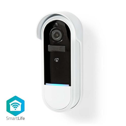Nedis SmartLife Videodeurbel Wi-Fi Batterij Gevoed /, Doe-het-zelf en Verbouw, Alarmsystemen, Ophalen of Verzenden