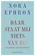 Daar staat mij niets van bij en andere herinneringen, Boeken, Verzenden, Gelezen, Nora Ephron