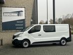 Renault Trafic 1.6 dCi 95 T29 L2H1 DC*A/C*NAVI*CRUISE*TEL*PD, Stof, Gebruikt, Renault, Wit