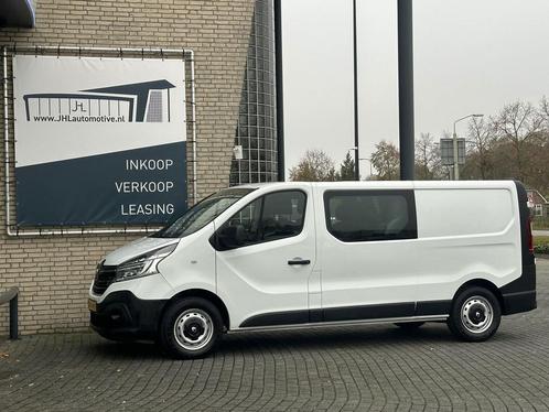 Renault Trafic 1.6 dCi 95 T29 L2H1 DC*A/C*NAVI*CRUISE*TEL*PD, Auto's, Bestelauto's, Onderhoudsboekje, Lease, Zwart, Handgeschakeld