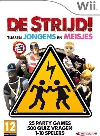 De Strijd! Tussen Jongens en Meisjes (Wii Games), Spelcomputers en Games, Games | Nintendo Wii, Zo goed als nieuw, Ophalen of Verzenden