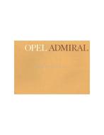 1964 OPEL ADMIRAL A BROCHURE NEDERLANDS, Boeken, Nieuw, Opel, Author
