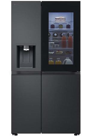 LG InstaView GSXE90EVDD amerikaanse koelkast Vrijstaand 628, Witgoed en Apparatuur, Koelkasten en IJskasten, Nieuw, 160 cm of meer