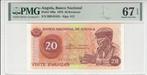 1976 Angola P 109a 20 Kwanzas Pmg 67 Epq, Postzegels en Munten, Bankbiljetten | Europa | Niet-Eurobiljetten, Verzenden