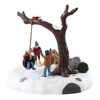 Kersttafereel | Lemax | Tire Swing Twirl | General Products, Diversen, Kerst, Nieuw, Verzenden