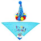 Honden verjaardagset 2-delig Its my Birthday blauw of roze, Verzenden, Nieuw