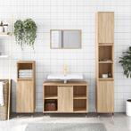 vidaXL Badkamerkast 80x33x60 cm bewerkt hout sonoma, Verzenden, Nieuw