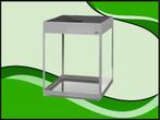 Aquael Glossy 50 cube grijs aquarium (Glossy aquarium serie), Verzenden, Nieuw, Filter of Co2