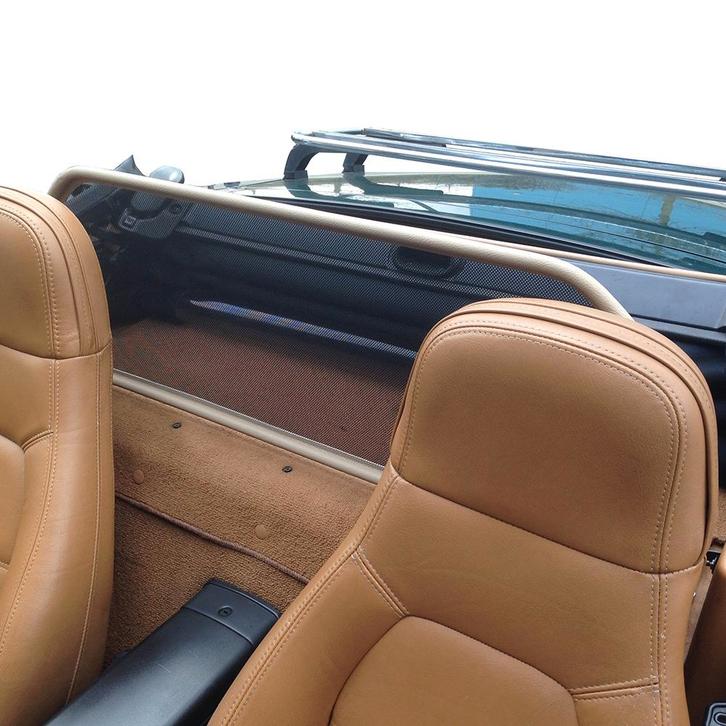 Mazda MX-5 (1998-2005) Cabrio windscherm Beige windscherm op, Auto diversen, Overige Auto diversen, Ophalen of Verzenden