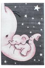 Kindervloerkleed | Kids | Olifant | Roze | 140x200 cm, Verzenden, Nieuw