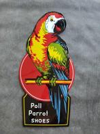 Parrot shoes - enamel sign Poll Parrot shoes Papagei Schuhe