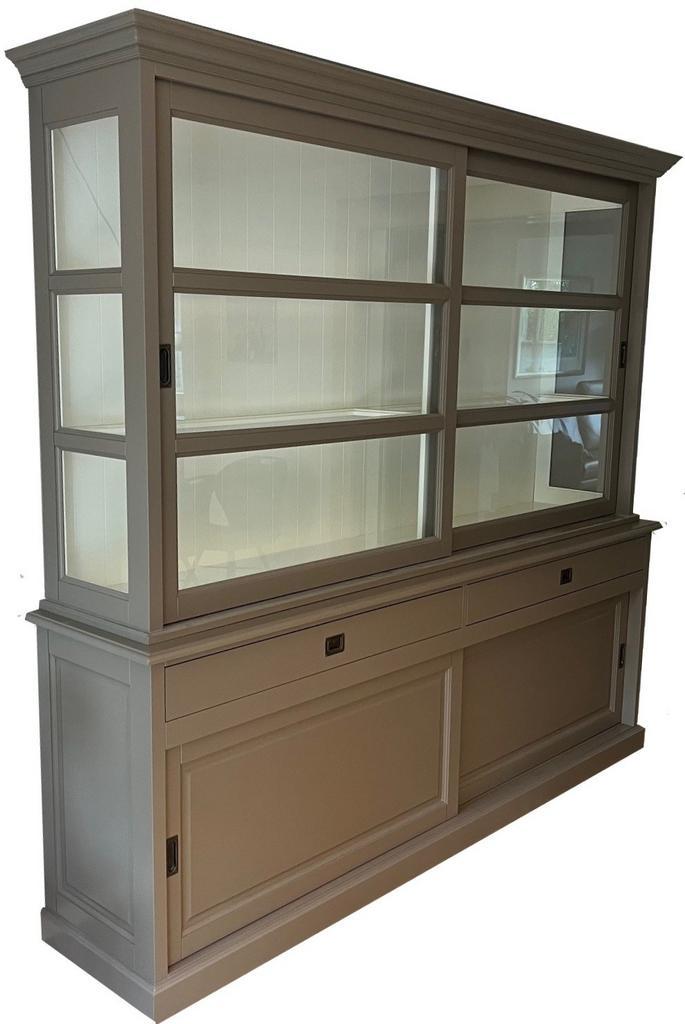 Buffetkast taupe Putten 240cm, Huis en Inrichting, Kasten | Buffetkasten, Ophalen of Verzenden