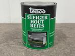Veiling - 3x Tenco steigerhoutbeits antraciet 1000ml, Nieuw