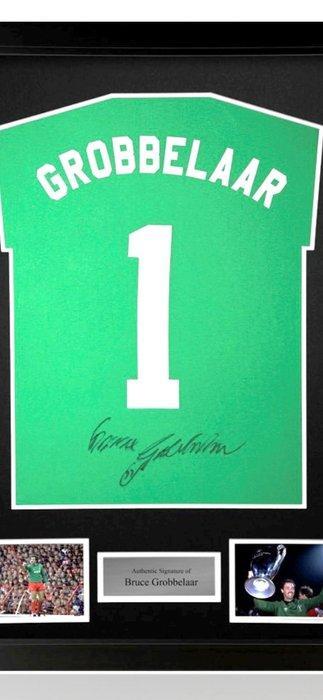 Liverpool - Signed by Bruce Grobbelaar - T-shirt, Verzamelen, Overige Verzamelen
