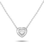 Halsketting - 18 karaat Witgoud, 18K witgouden 0,86ct, Nieuw
