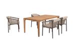 4 Seasons Allora terre / Liam tuinset - 180x100cm. | KORTING, Tuin en Terras, Tuinsets en Loungesets, Verzenden, Nieuw, Hout, Tuinset