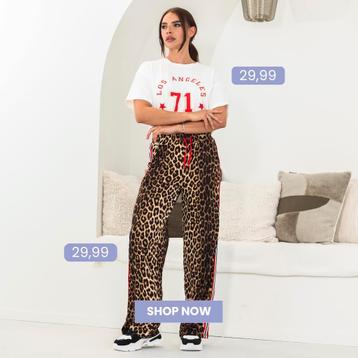 Panterprint jogger Twinkels Fashion - Broek Jada beschikbaar voor biedingen