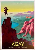 Monsieur Z - Affiche de Tourisme AGAY Anthéor Le Travas -