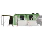vidaXL Autotent 4-persoons waterdicht groen, Caravans en Kamperen, Verzenden, Nieuw, Tot en met 2