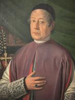 Scuola Italiana (XVIII-XIX) - Ritratto di Prelato, Antiek en Kunst