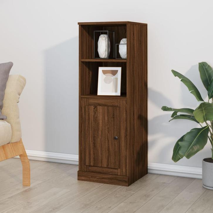 vidaXL buffetkast 36x35,5x103,5 cm bewerkt hout bruin, Huis en Inrichting, Kasten | Buffetkasten, 25 tot 50 cm, Nieuw, Overige houtsoorten