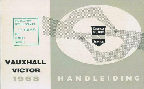 1963 Vauxhall Victor Handleiding, Auto diversen, Handleidingen en Instructieboekjes, Verzenden