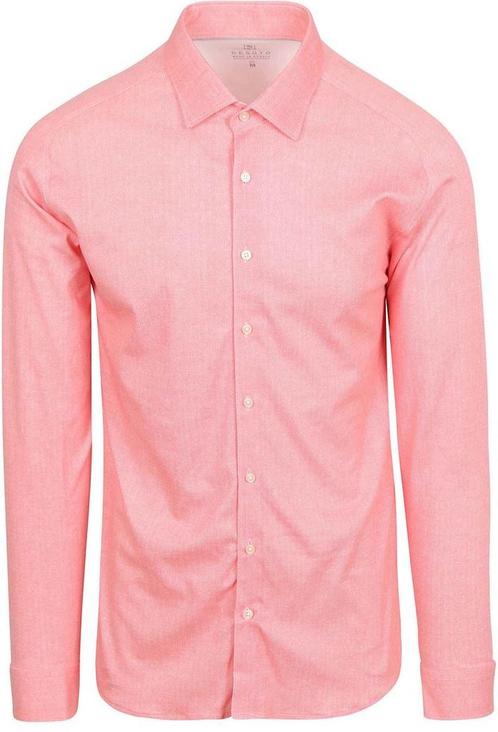 Desoto Overhemd Strijkvrij Kent Coral maat XL Heren, Kleding | Heren, Overhemden, Oranje, Nieuw, Verzenden