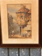 Samuel Prout (1783-1852) - Vista de arquitectura, Antiek en Kunst