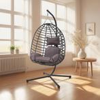 Hangstoel Kandsvas met standaard grijs 198x110x95 cm [en.cas, Verzenden, Nieuw