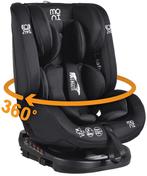 Cangaroo Serengeti Black Isofix 360º 0-36 kg Autostoel, Kinderen en Baby's, Autostoeltjes, Verzenden, Nieuw, 15 t/m 36 kg, Isofix