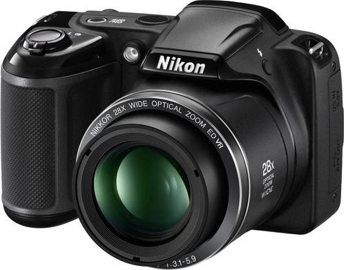 Nikon Coolpix L340 Digitale Compact Camera - Zwart, Audio, Tv en Foto, Fotocamera's Digitaal, Zo goed als nieuw, Verzenden