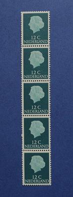 Nederland 1967 - Rolzegel 12Ct + 50Ct Juliana 618 Re en 629, Postzegels en Munten, Postzegels | Nederland, Gestempeld